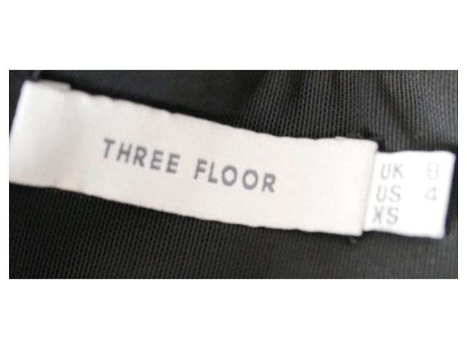 Three Floors Fashion Mini abito in pizzo nero a tre piani - vista 6