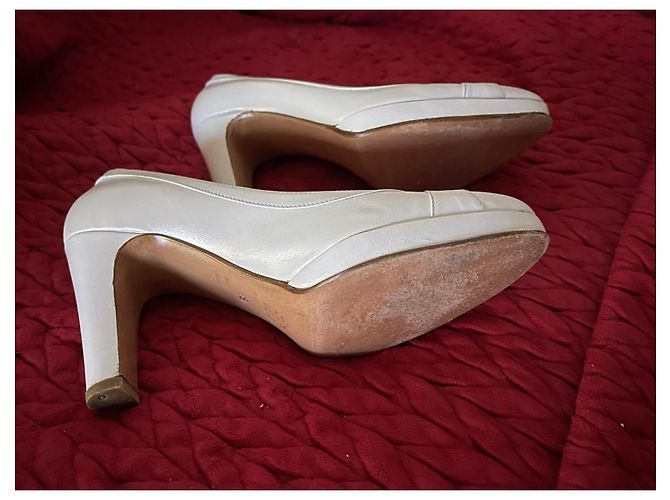 Autre Marque Stefan back Scarpa matrimonio nuoce mai usate! Bianco - vista 3