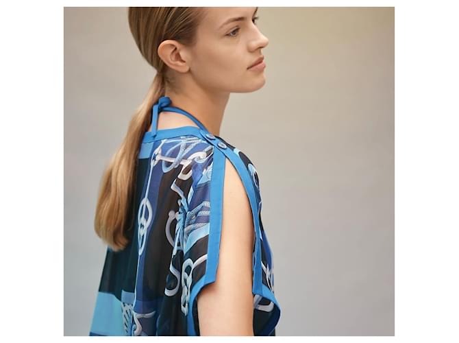 Tunica Hermès Blu - vista 3