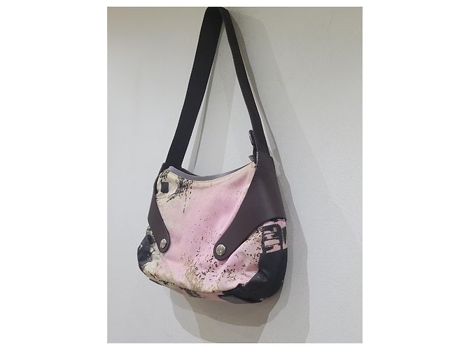 Roberto Cavalli mini borsa rosa Multicolore - vista 8