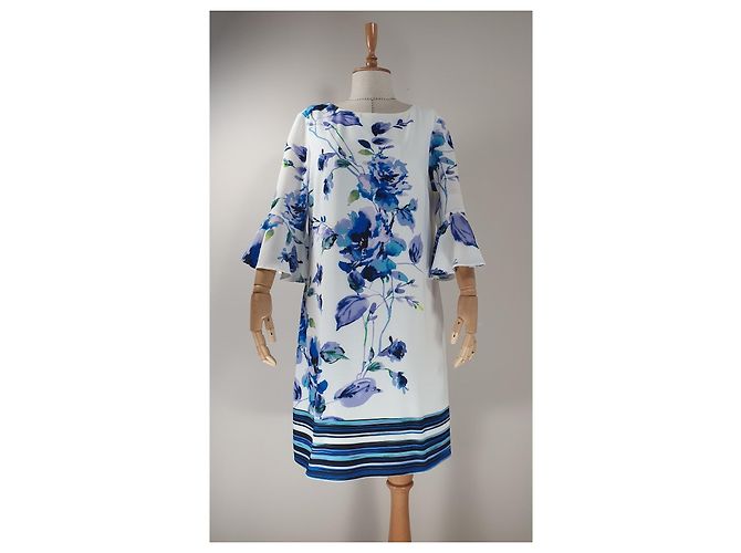 Joseph Ribkoff Blumenkleid aus Polyester Mehrfarben - Ansicht 3