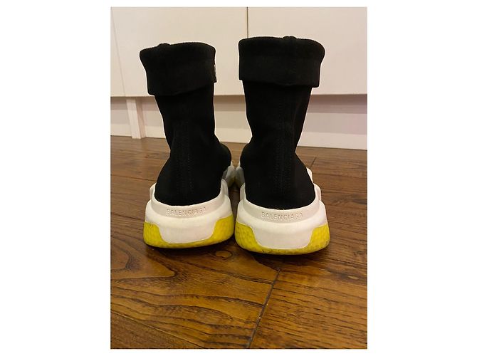 Scarpe da ginnastica pieghevole Balenciaga Nero Bianco - vista 2