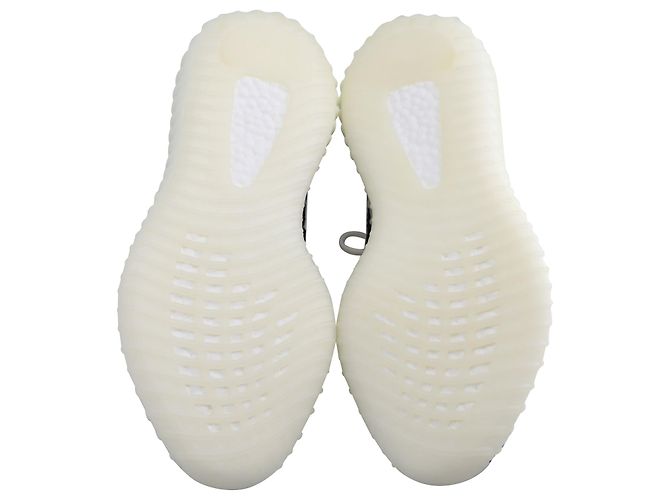 Autre Marque ADIDAS YEZY BOOST 350 V2 Sneakers Zebra in Cotone Bianco - vista 4