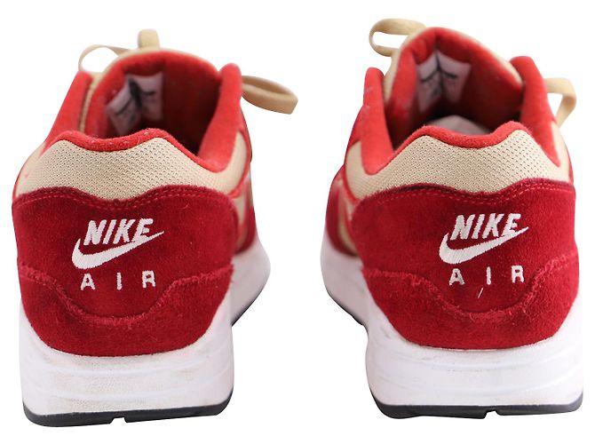 Nike Air Max 1 Pacchetto Curry in Nylon Rosso - vista 3