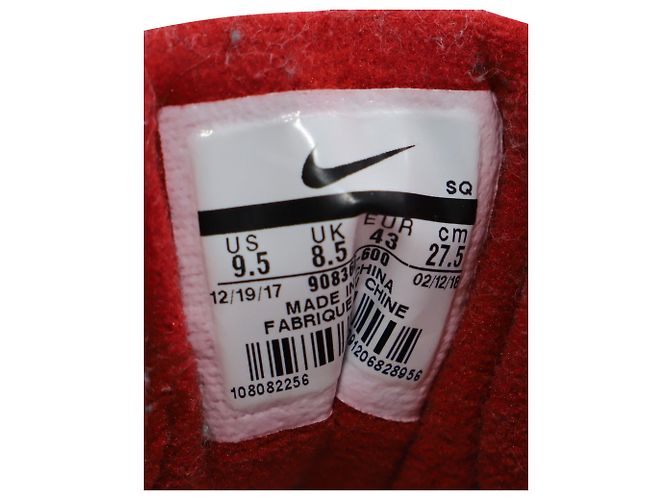 Nike Air Max 1 Pacchetto Curry in Nylon Rosso - vista 6