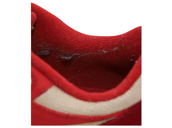 Nike Air Max 1 Pacchetto Curry in Nylon Rosso - vista 8