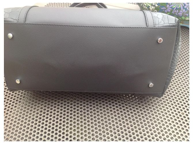 Autre Marque Borsa messenger LANCASTER in pelle nera Nero - vista 5