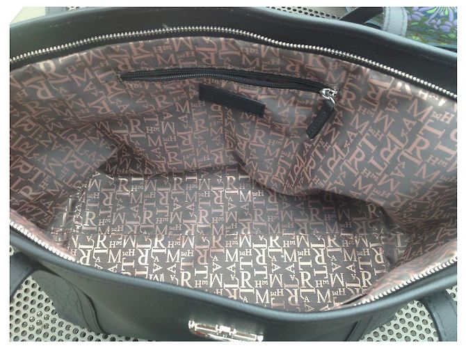 Autre Marque Borsa messenger LANCASTER in pelle nera Nero - vista 6