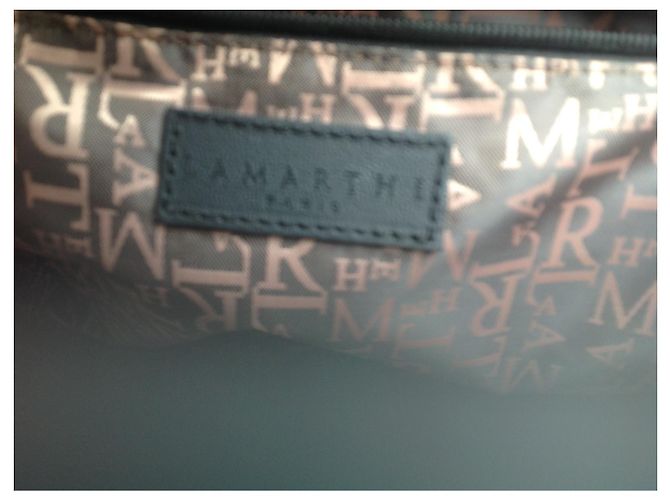 Autre Marque Borsa messenger LANCASTER in pelle nera Nero - vista 7