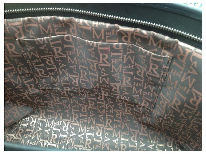 Autre Marque Borsa messenger LANCASTER in pelle nera Nero - vista 8