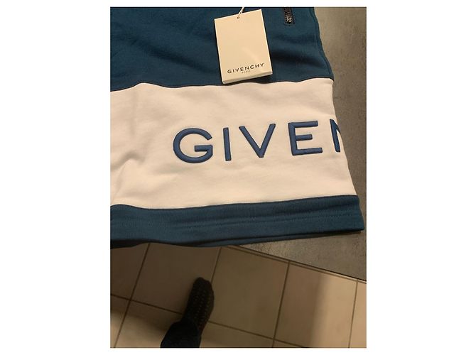 Pantaloncini Givenchy in cotone verde scuro da uomo - vista 3