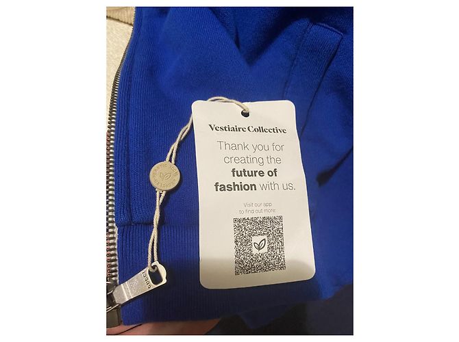 Felpa con zip Gucci Ricamato in Raso - vista 12