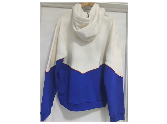 Felpa con zip Gucci Ricamato in Raso - vista 2