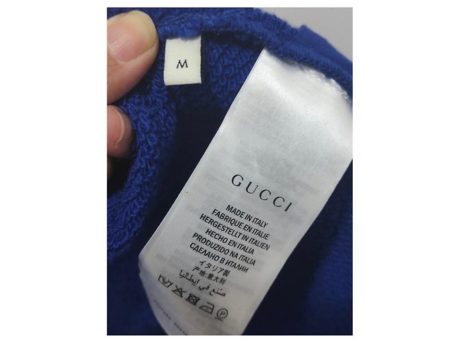 Felpa con zip Gucci Ricamato in Raso - vista 5