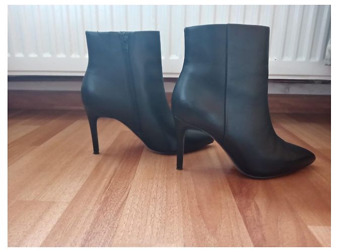 Aldo Lederstiefel Schwarz Größe 36 - Ansicht 2