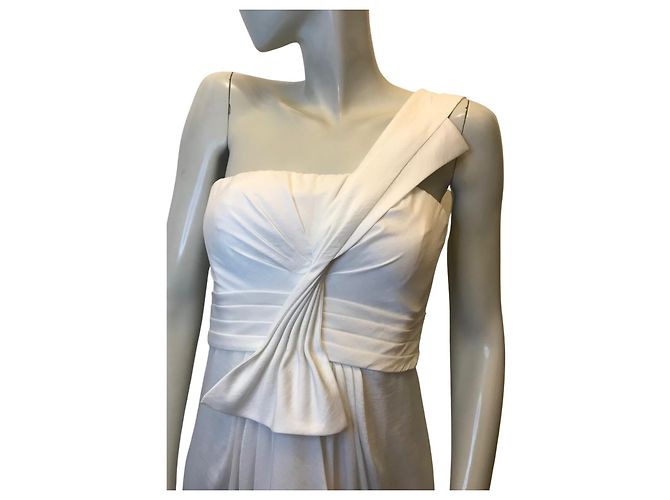 Ein-Schulter-Kleid BCBG Max Azria Aus weiß - Ansicht 2
