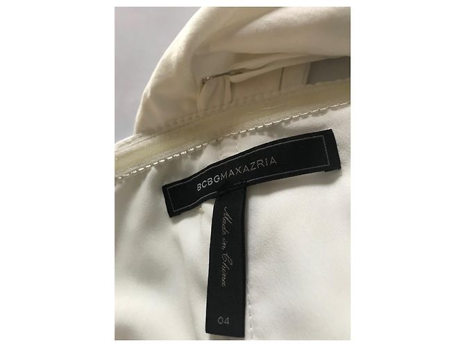Ein-Schulter-Kleid BCBG Max Azria Aus weiß - Ansicht 4