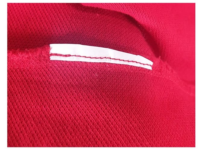 Polo Kenzo a righe rosse e blu in cotone Rosso - vista 5