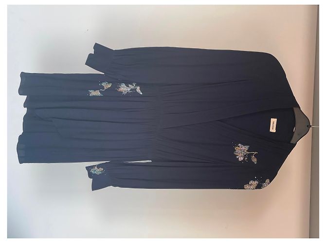 Zadig & Voltaire Strass Denken Sie daran, Kleid Blau - Ansicht 8