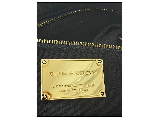 Borsa Burberry Orchard in pelle bianco e nero Multicolore - vista 3