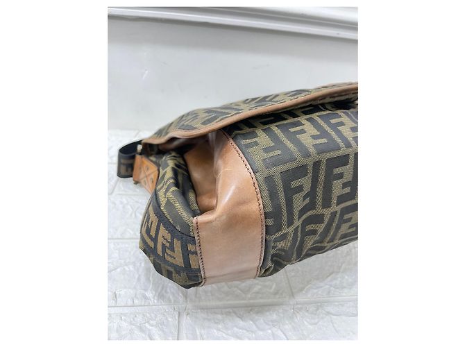Fendi Zucca canvas messenger bag Multiple colors - view 2