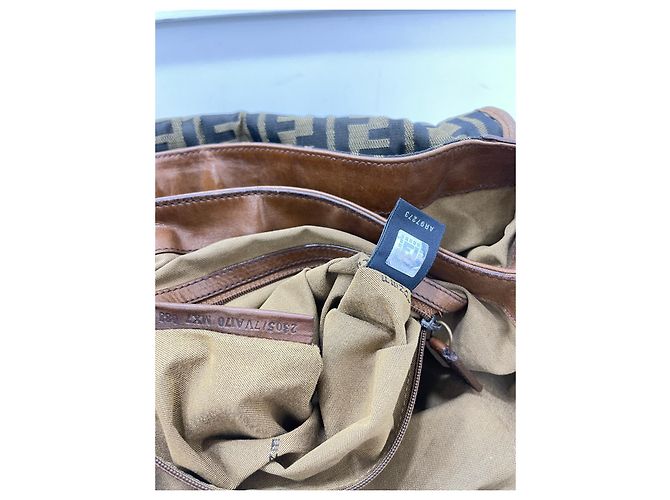 Fendi Zucca canvas messenger bag Multiple colors - view 5