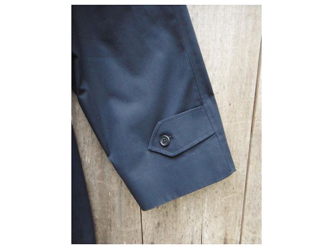 impermeabile uomo Burberry vintage t 50 Blu navy - vista 7