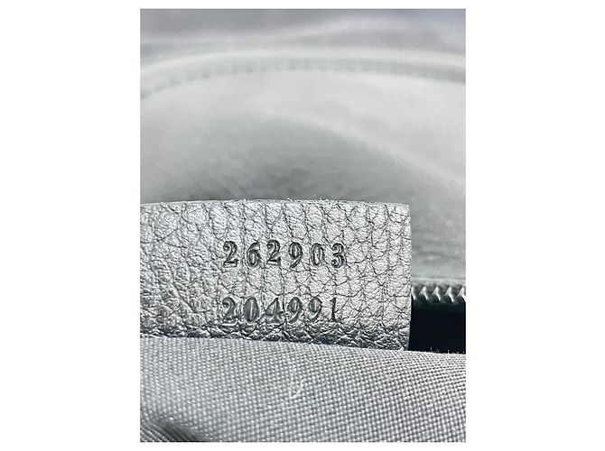 Borsa Hobo Gucci Jackie Nera in Tessuto e Pelle Nero - vista 3