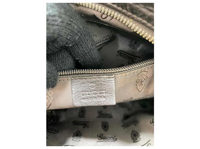 Gucci Borsa messenger unisex in pelle Marrone - vista 2