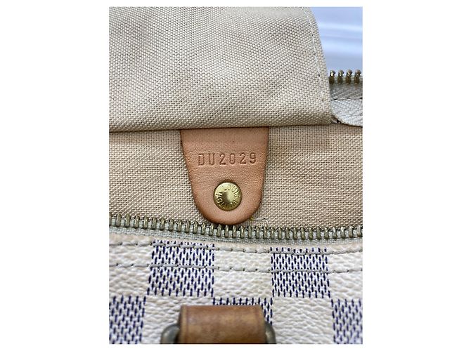 Borsa a mano Louis Vuitton Speedy Damier Azur Multicolore - vista 6