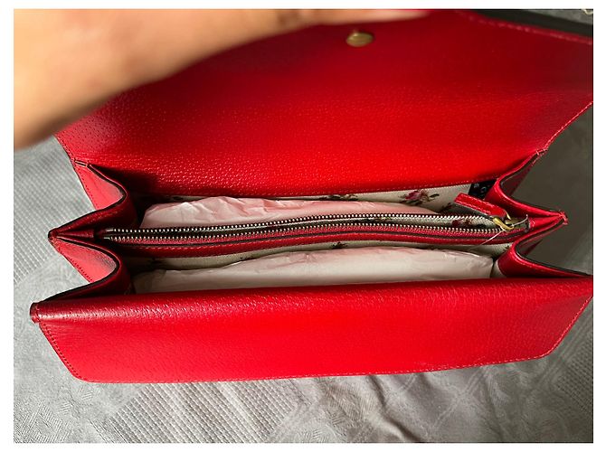 Borsa a mano Gucci Dionysus in pelle rossa Rosso - vista 6