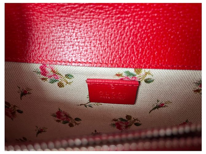 Borsa a mano Gucci Dionysus in pelle rossa Rosso - vista 7
