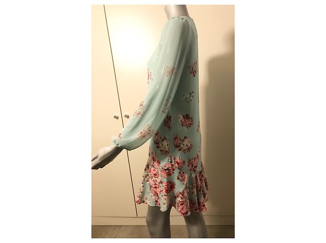 Kleid Bcbg Max Azria Blau Polyester Größe XS - Ansicht 2