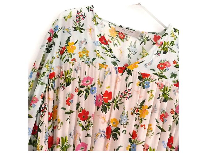 Preen Line Blumen-Crêpe-Maxikleid Mehrfarben - Ansicht 2
