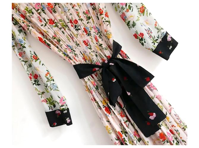 Preen Line Blumen-Crêpe-Maxikleid Mehrfarben - Ansicht 3