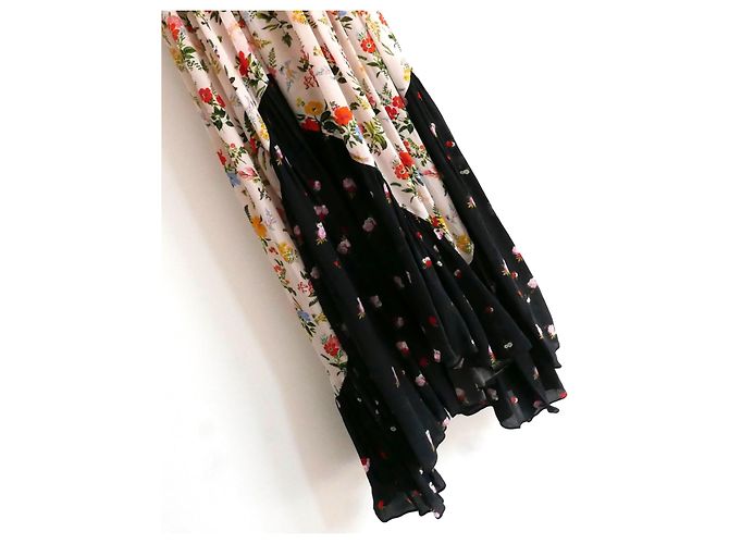 Preen Line Blumen-Crêpe-Maxikleid Mehrfarben - Ansicht 4