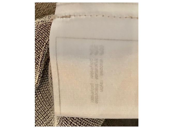 Cambon Chanel Falda larga con top sin mangas Caqui - vista 4