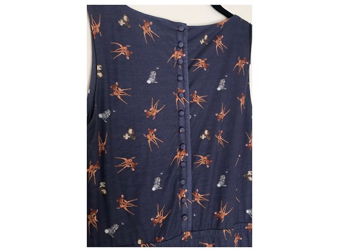 Paul & Joe Sister Vestido sin mangas Paul & Joe estampado Disney azul algodón - vista 6
