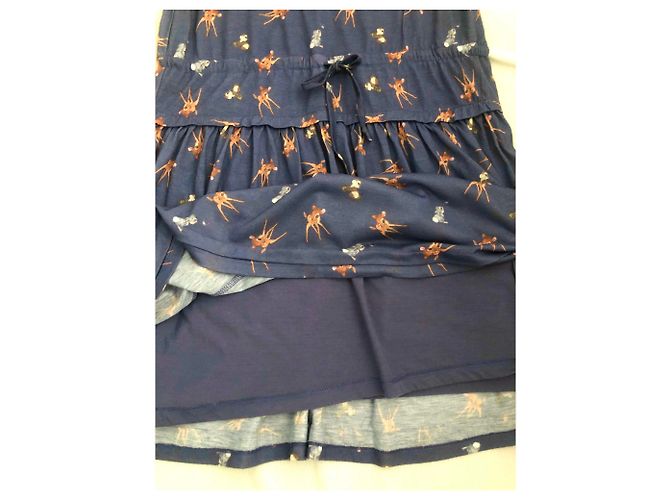 Paul & Joe Sister Vestido sin mangas Paul & Joe estampado Disney azul algodón - vista 7