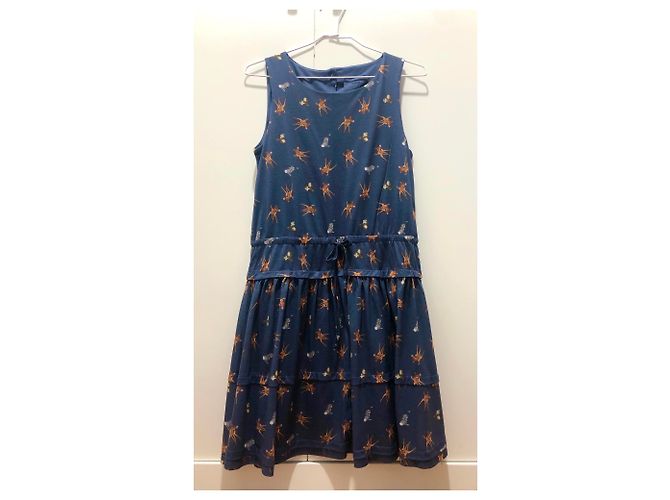Paul & Joe Sister Vestido sin mangas Paul & Joe estampado Disney azul algodón - vista 8