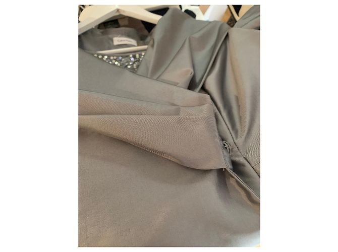 Calvin Klein Abito e cappotto da cerimonia Grigio - vista 8