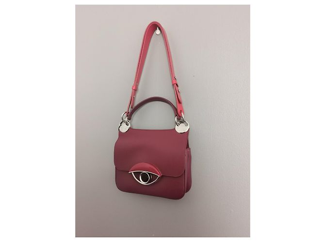 Borsa a mano Kenzo Tali in pelle bordeaux Nero Rosso Bordò Silver hardware - vista 10