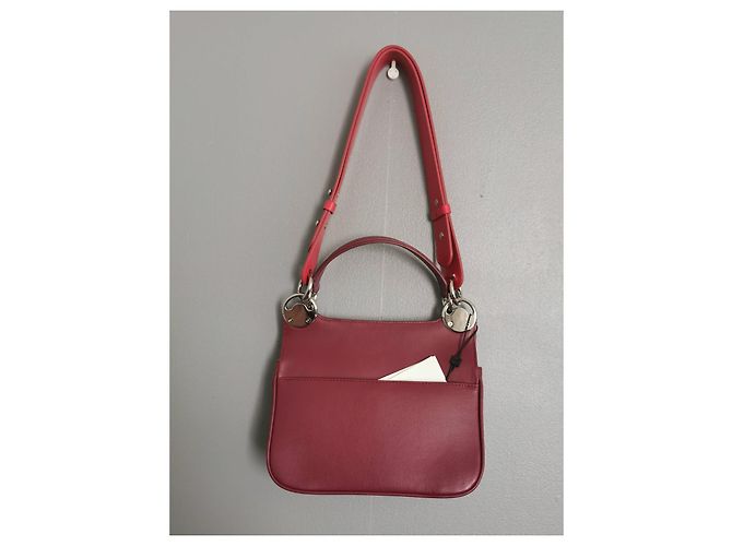Borsa a mano Kenzo Tali in pelle bordeaux Nero Rosso Bordò Silver hardware - vista 15