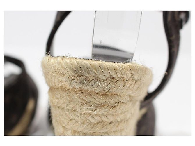Louis Vuitton Mules compensées Marron - vue 8
