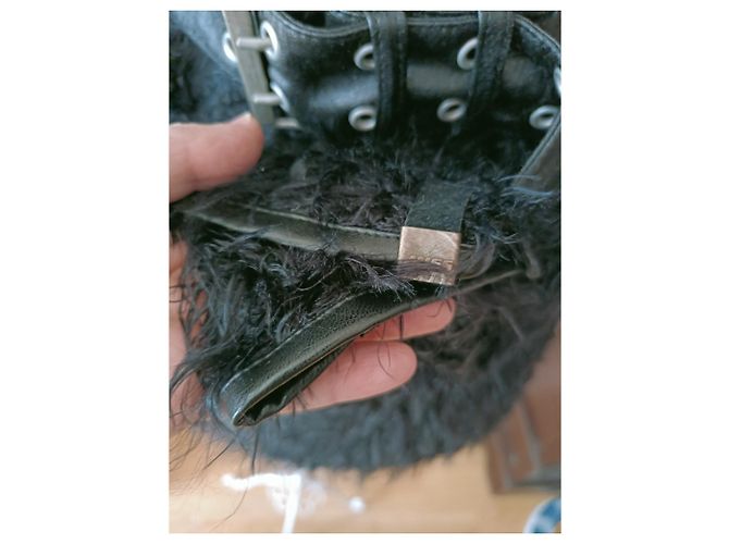 Miss Sixty Kleid Schwarz aus Wolle - Ansicht 6