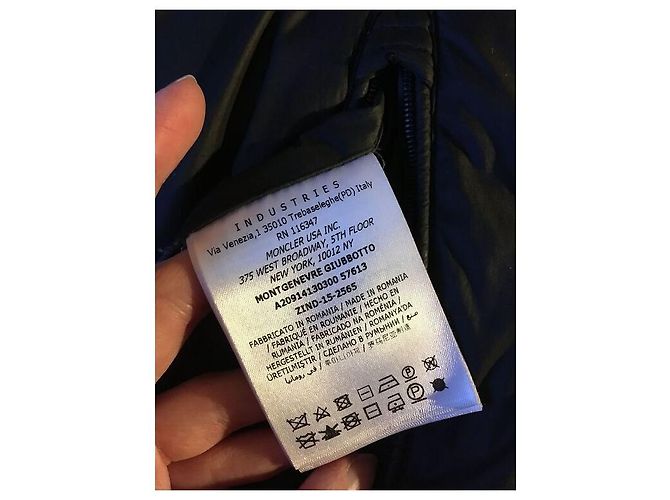 Moncler black down jacket men XL - view 13