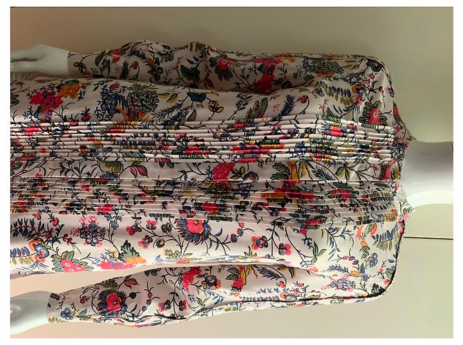 Vestido de cóctel de crepé de seda estampado Tory Burch Multicolor - vista 10