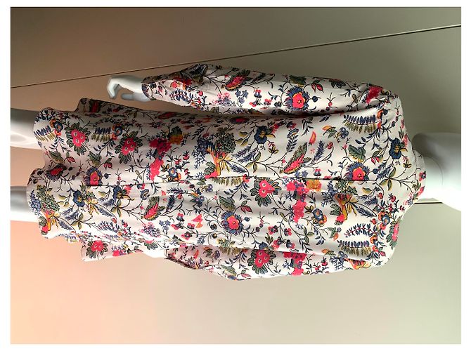 Vestido de cóctel de crepé de seda estampado Tory Burch Multicolor - vista 12