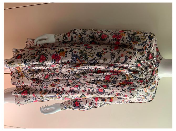 Vestido de cóctel de crepé de seda estampado Tory Burch Multicolor - vista 14