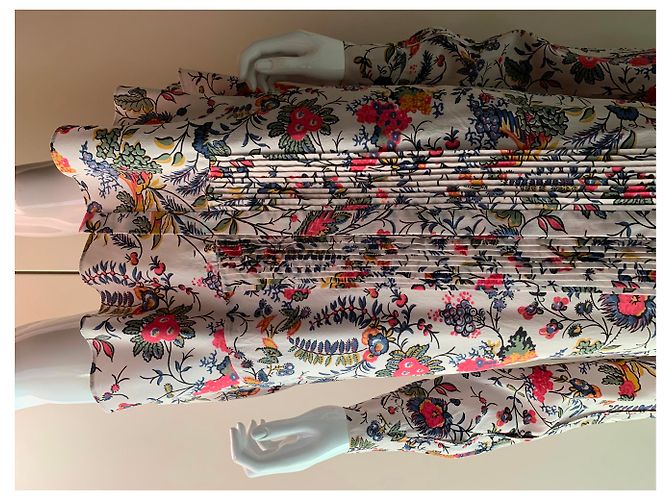 Vestido de cóctel de crepé de seda estampado Tory Burch Multicolor - vista 16